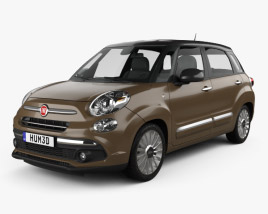 Fiat 500L Хетчбек 2020 3D модель