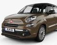 Fiat 500L hatchback 2020 3d model