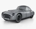 Fiat 8V coupe 1952 3D模型 wire render