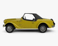 Fiat Siata Spring 1968 3d model side view