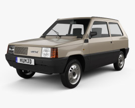 Fiat Panda 30 1980 3D model