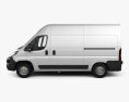 Fiat Ducato Panel Van L2H2 with HQ interior 2017 3d model side view