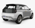 Fiat Centoventi 2020 3d model back view