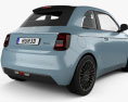 Fiat 500 la Prima France cabriolet 2022 3d model