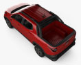 Fiat Strada CD Volcano 2022 3d model top view