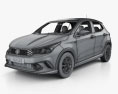 Fiat Argo HGT Opening Edition Mopar with HQ interior 2020 3d model wire render