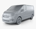 Fiat Talento Passenger Van 2018 3D-Modell clay render