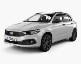 Fiat Tipo City Sport stationwagon 2022 3D-Modell
