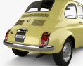 Fiat 500 avec Intérieur 1970 Modèle 3d