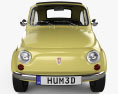 Fiat 500 with HQ interior 1970 3d model front view