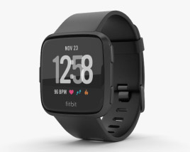 Fitbit Versa Negro Modelo 3D