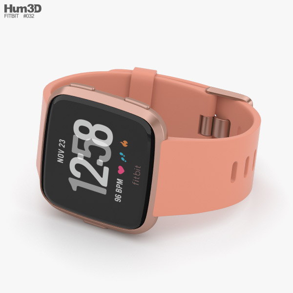 fitbit versa peach