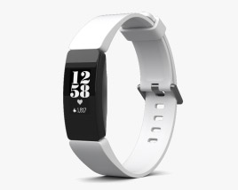 Fitbit Inspire HR White 3D model