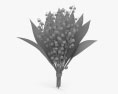 Lily of the valley 3d model
