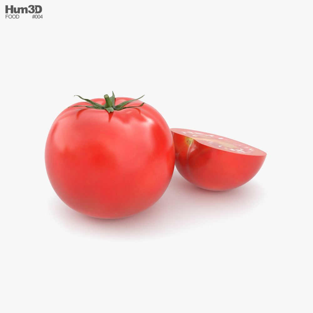 トマト 3Dモデル