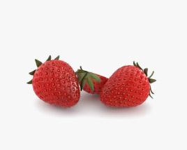 草莓 3D模型