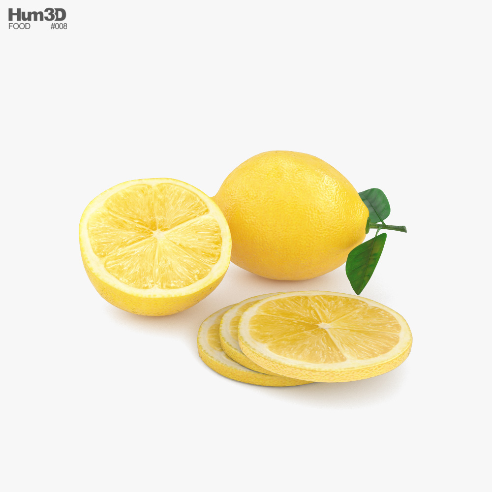 Лимон 3D модель