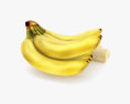 바나나의 무리 3D 모델 