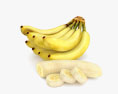 Bouquet de bananes Modèle 3d