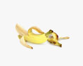 香蕉 3D模型