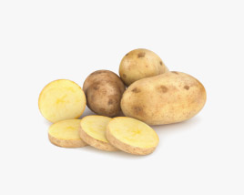 Potato 3D model