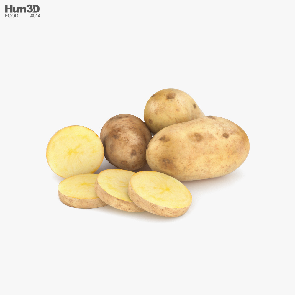 Kartoffel 3D-Modell