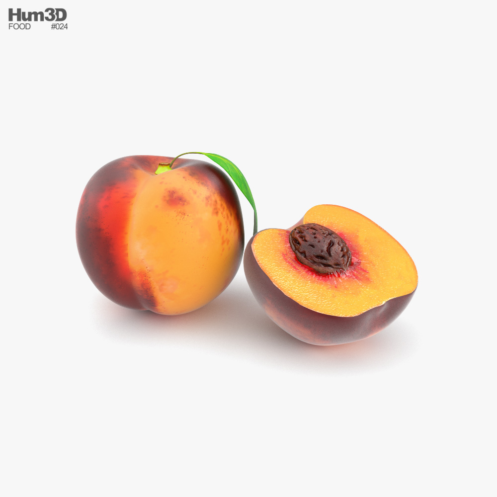 Peach 3D model