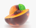 Peach 3d model