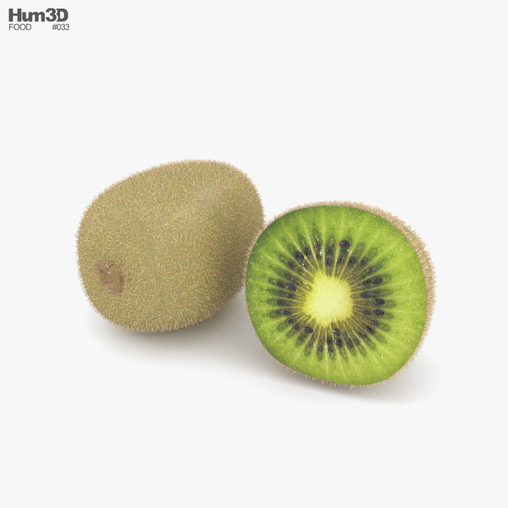 Kiwi fruit 3d model