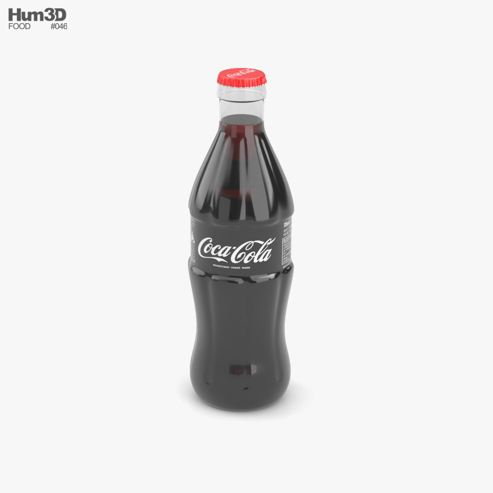 Coca-Cola Garrafa Modelo 3d