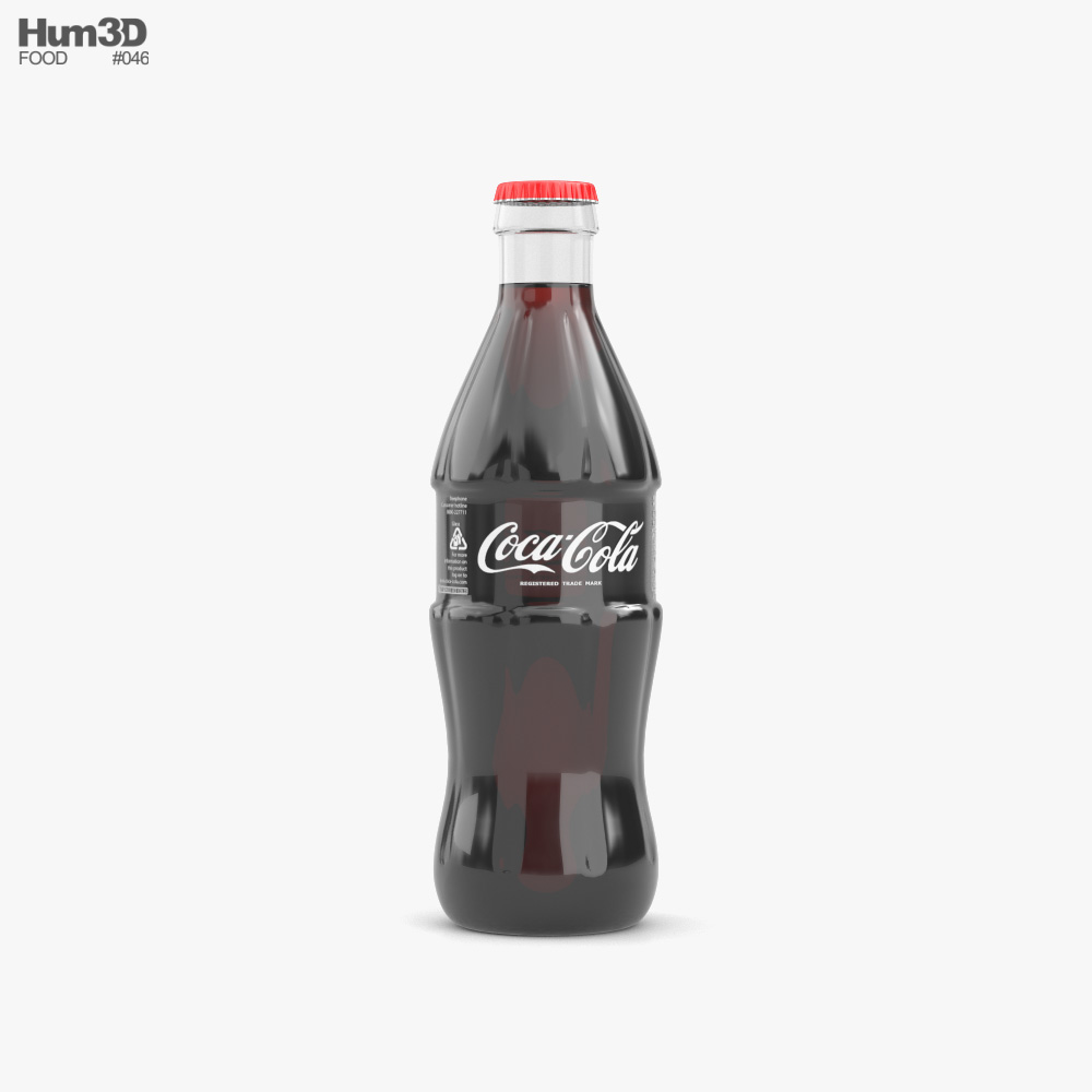 Coca-Cola Bottle 3D model - Food on Hum3D