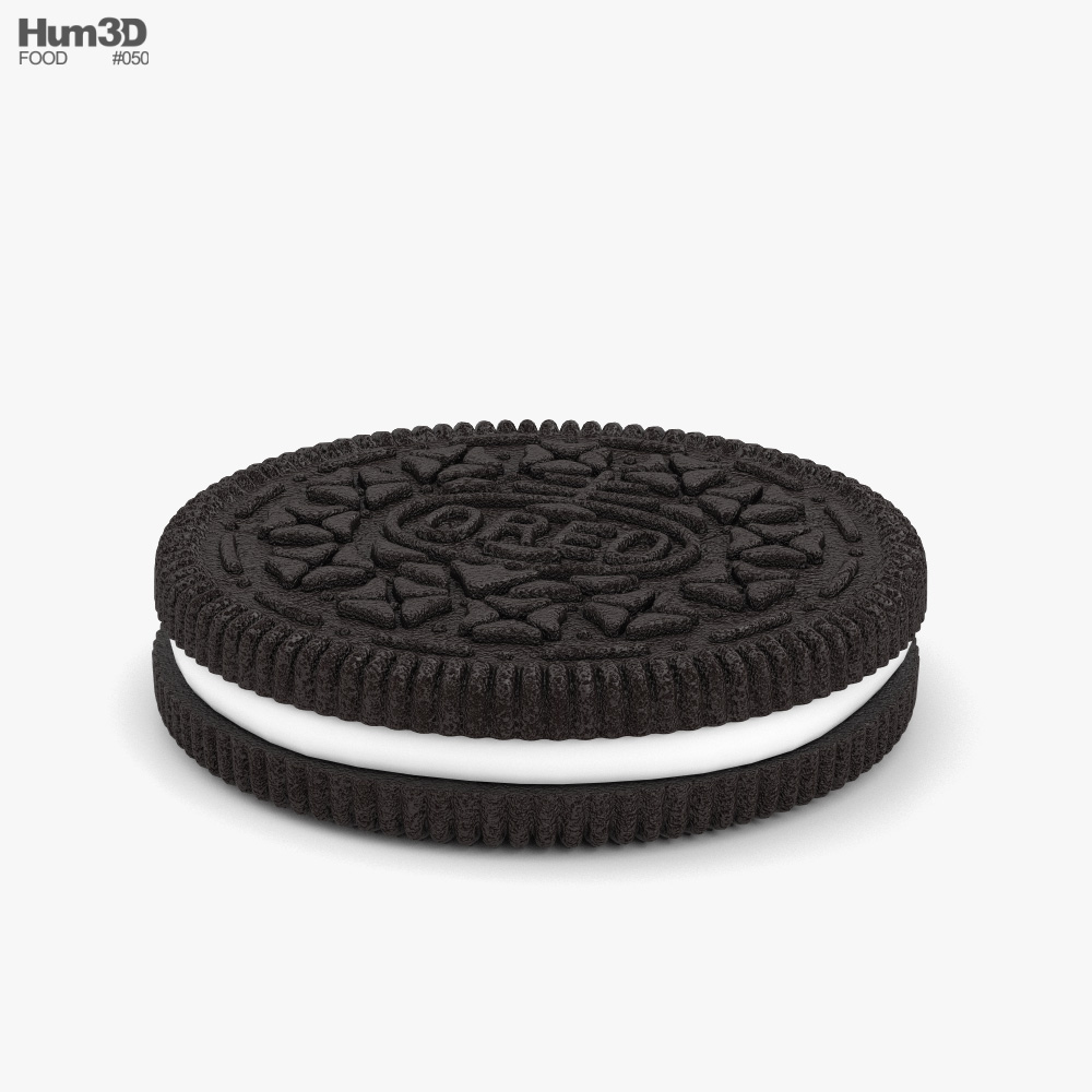 Oreo-Cookie 3D-Modell