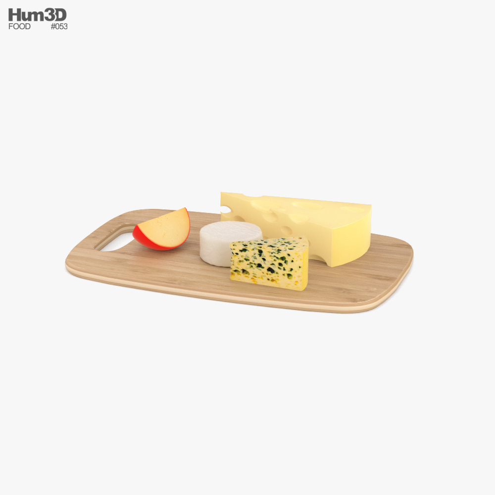 치즈 3D 모델 