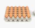 Des œufs Modèle 3d