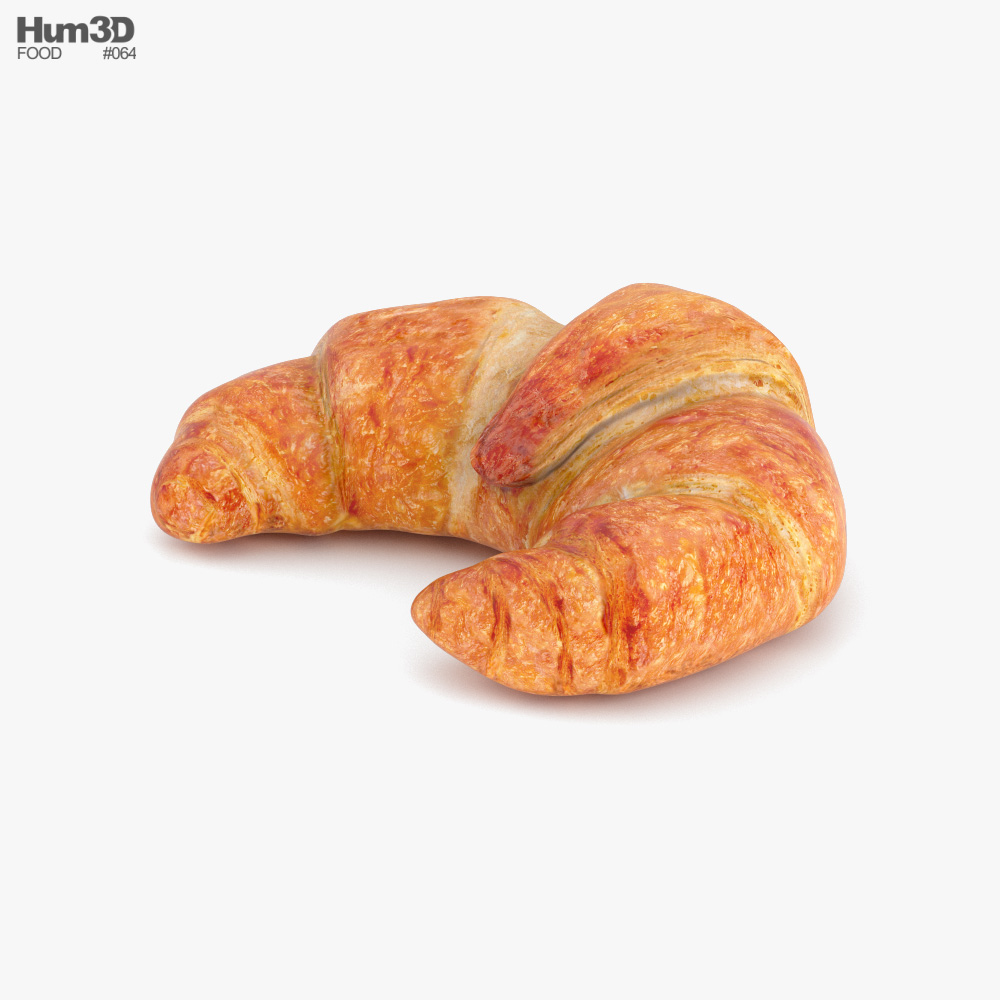 Croissant 3D-Modell