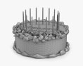 Birthday Cake 3d model