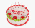 Torta di compleanno Modello 3D