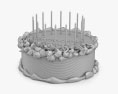 Birthday Cake 3d model
