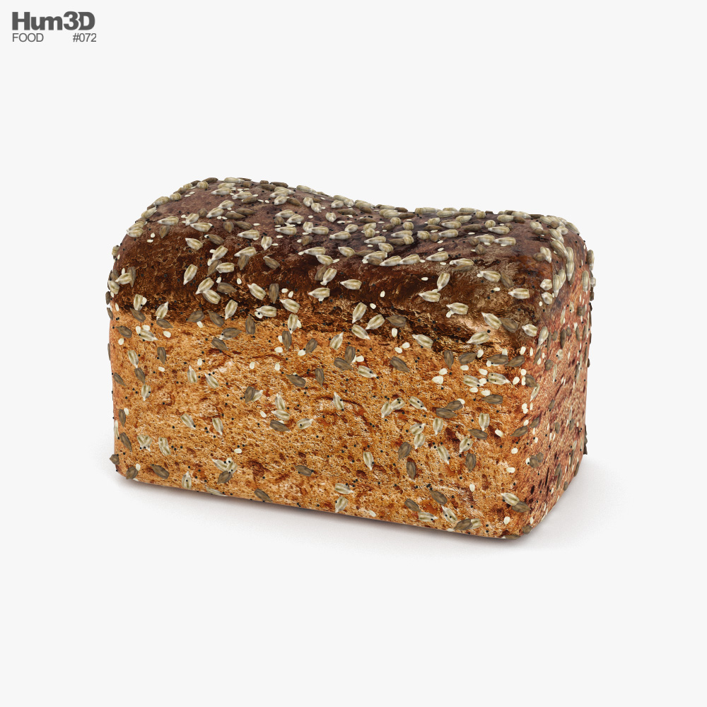 面包 3D模型