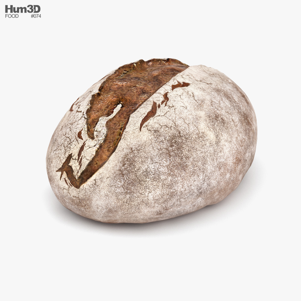Brown Bread 3d model