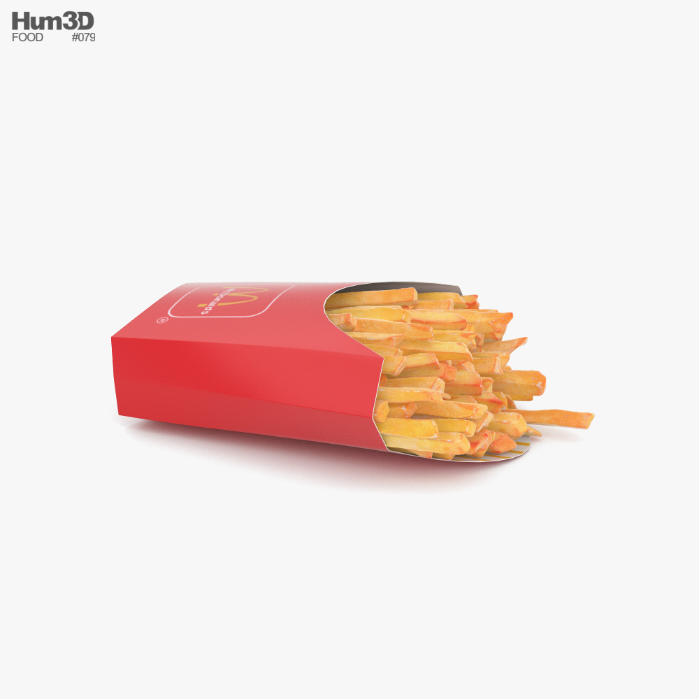 Картопля фрі 3D модель