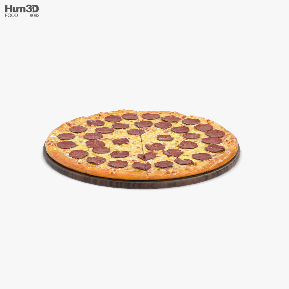 Pizza Modèle 3d