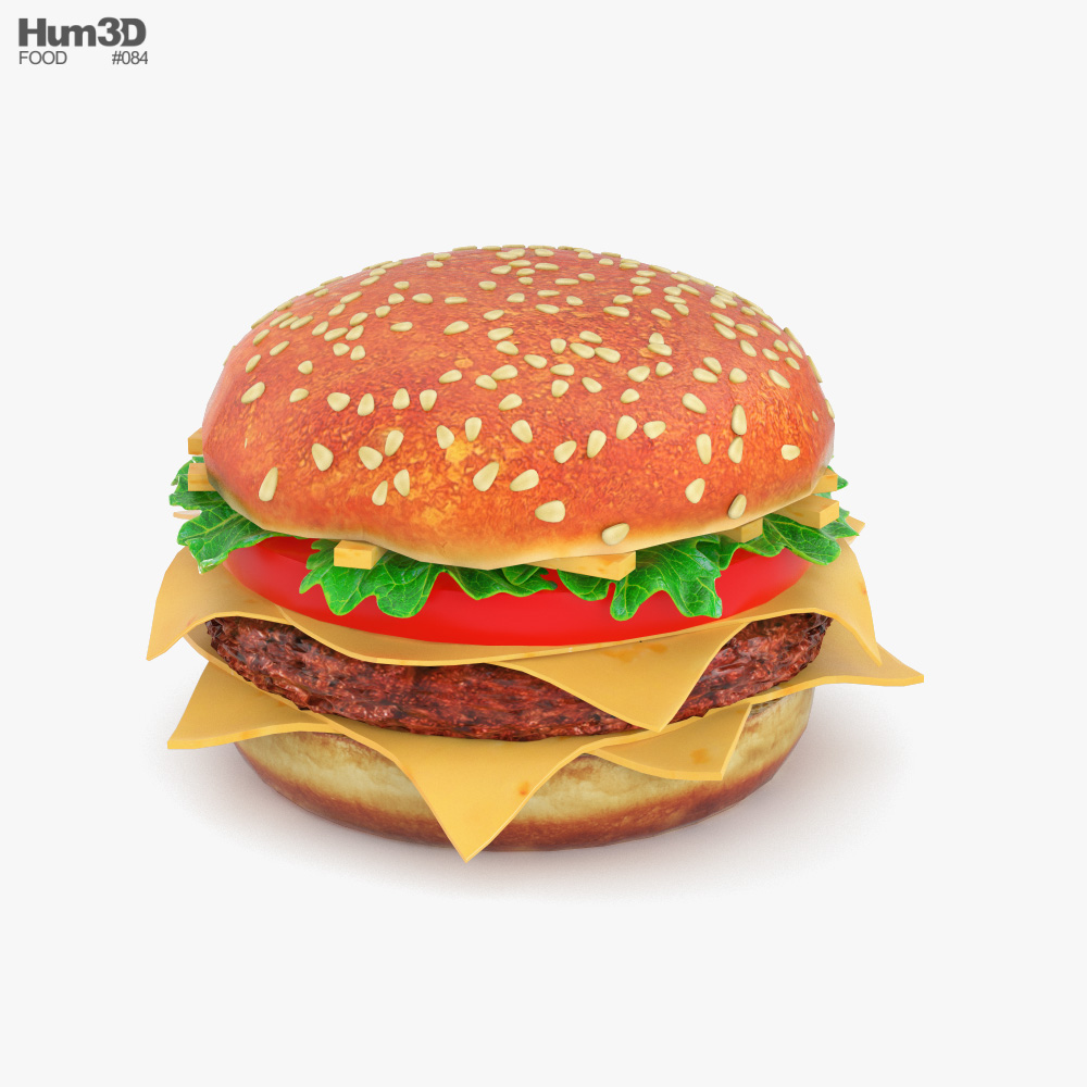 Burger 3d model