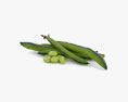 Green Bean 3d model