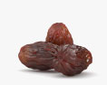 Dried Dates 3d model