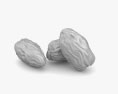 Dried Dates 3d model