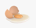 Cracked Egg 3d model