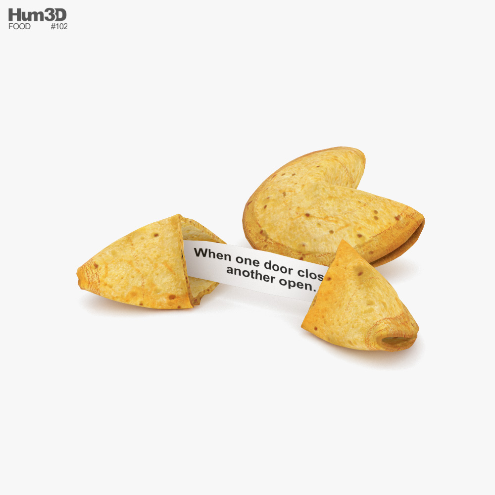 Fortune Cookie 3d model