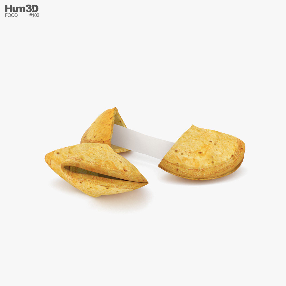 Fortune Cookie 3d model