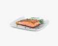 Filete de salmón cocido Modelo 3D